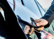 Auto alla fine del noleggio a lungo termine in concessionaria