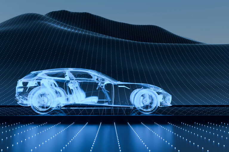 Auto futuristica noleggio a lungo termine